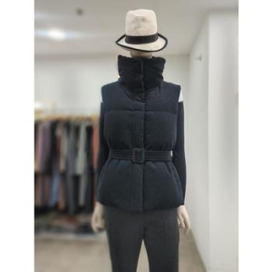 세이브존04 코듀로이 벨티드 덕다운 조끼 SJV2197050BK 28550247