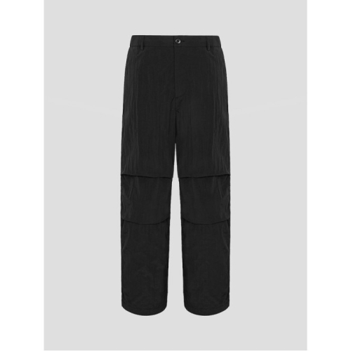 빈폴 남성 와이드 화섬 밴딩 팬츠 블랙_BC5521C355