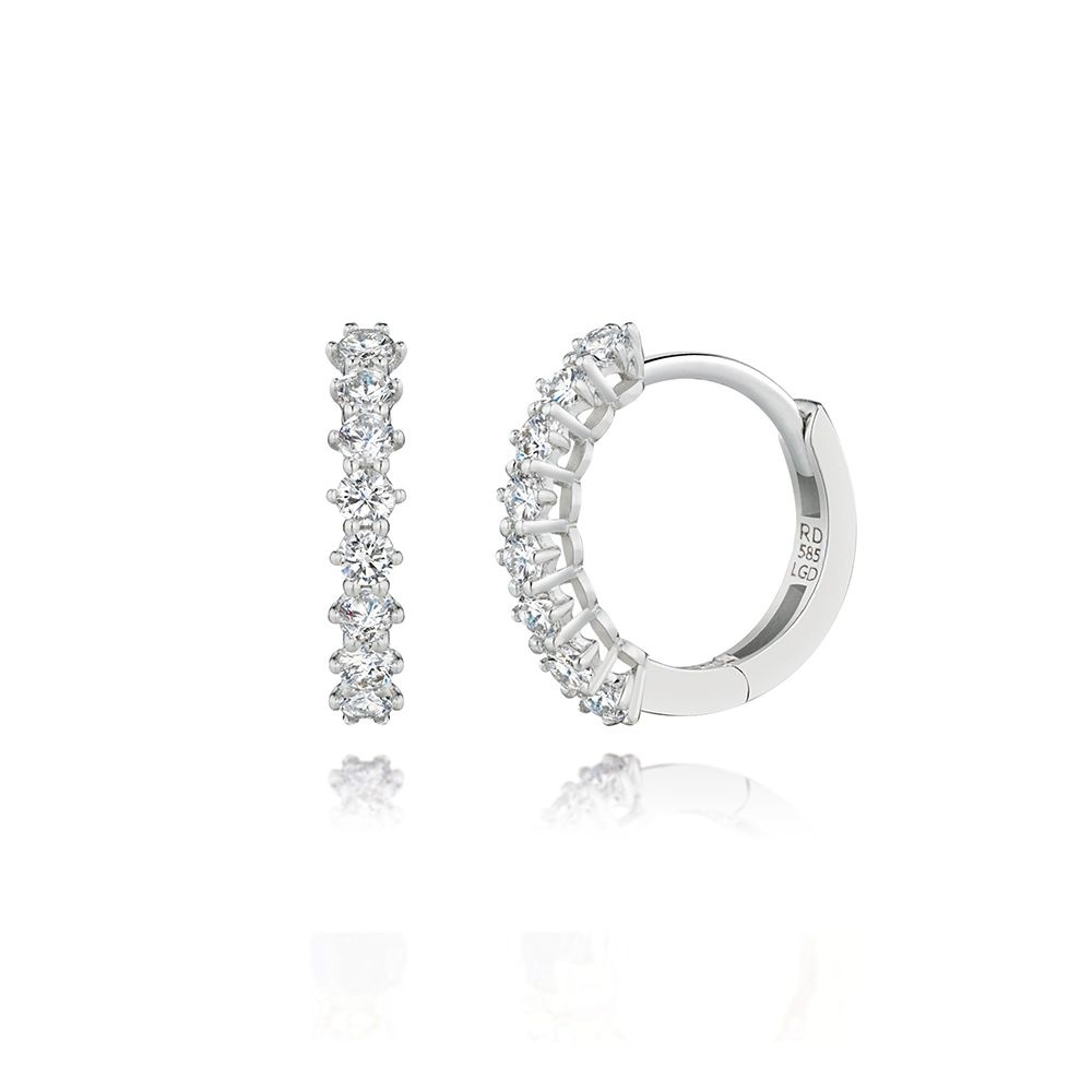 로제도르 드롭렛프롱올 M 랩다이아 원터치 귀고리_2C2500053_이미지