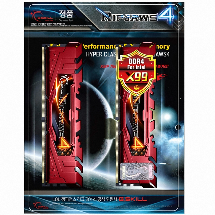 G.SKILL DDR4-3000 CL15 RIPJAWS4 RR ��Ű��