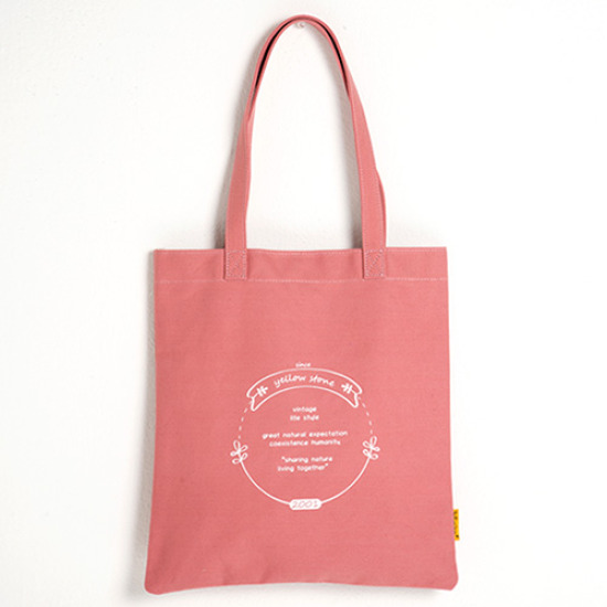 옐로우스톤 에코백 CANVAS ECOBAG YS2025PB (핑크)