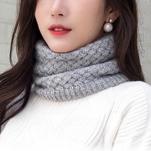 포커스  니트넥워머 밍크털 목워머 목도리 스카프 목토시 넥워