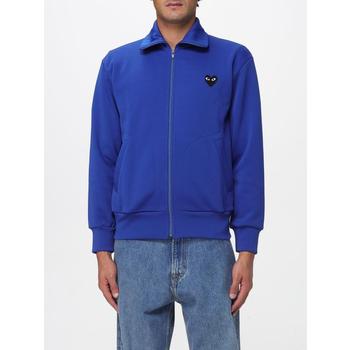 꼼데가르송 블랙 하트 와펜 트랙 자켓 AXT256051 2 Blue