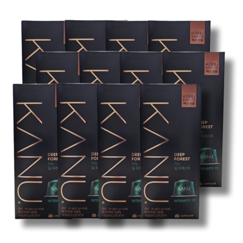 동서식품 맥심 카누 바리스타 딥 포레스트 캡슐커피(카누머신 전용) 10캡슐 (12팩)_이미지