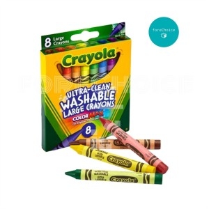 크레욜라 크레욜라 굵은수성크레용8색   523280