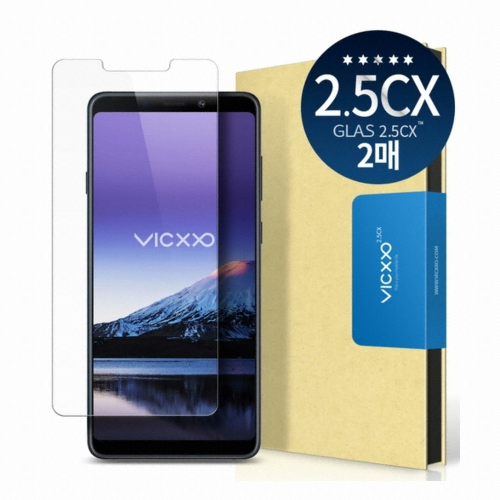VICXXO 갤럭시A9 프로 2.5CX 풀커버 강화유리 보호필름 (액정 2매)_이미지