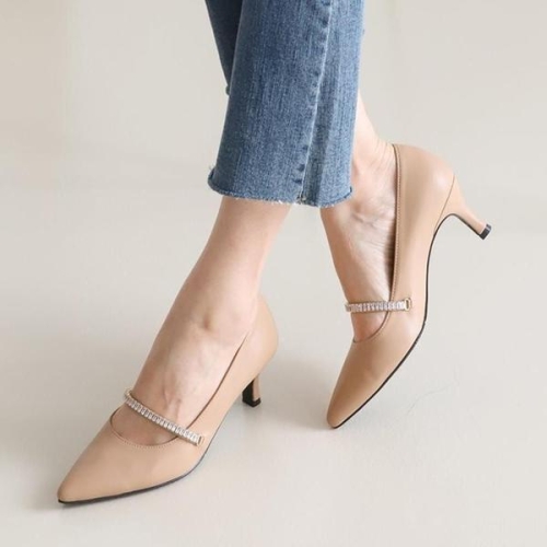 키높이 슬링백힐 웨지힐 샌들 토오픈 구두 WFKV98F