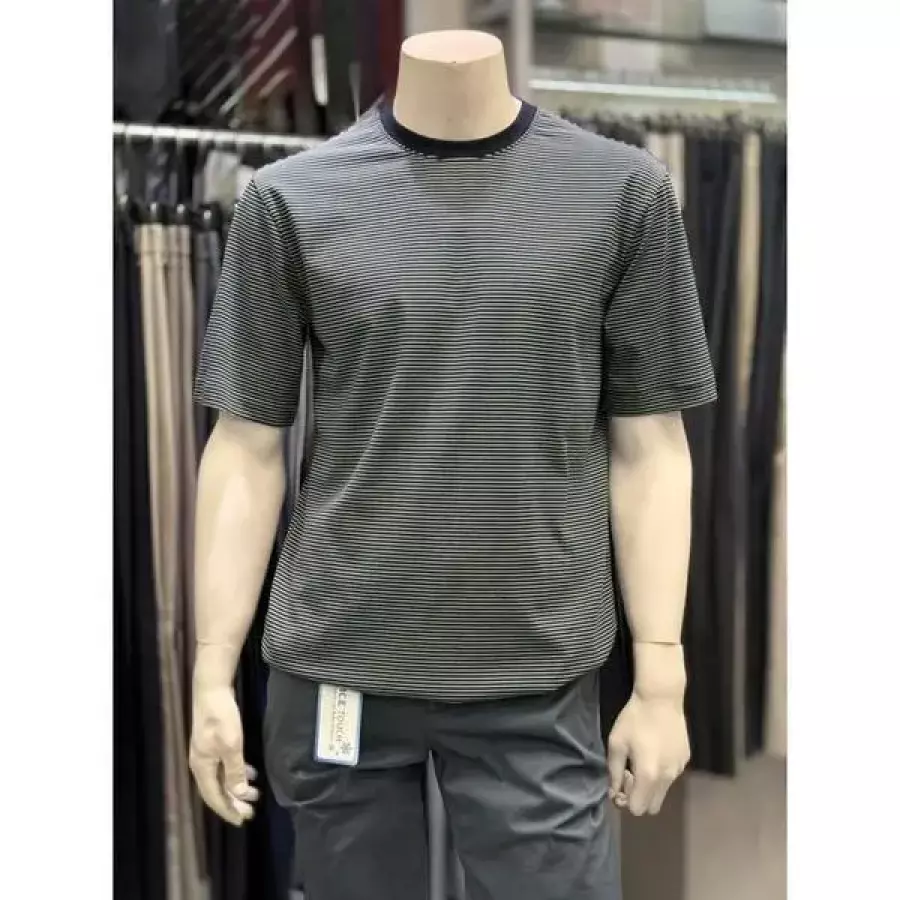  바쏘 세이브존01 SUPIMA 단가라 면100 반팔 티셔츠 BSZ2KR14 S36835912