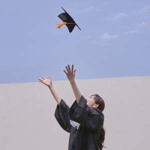 학사모 컬러 수술 졸업사진 학사모자 교복-WD77DA2