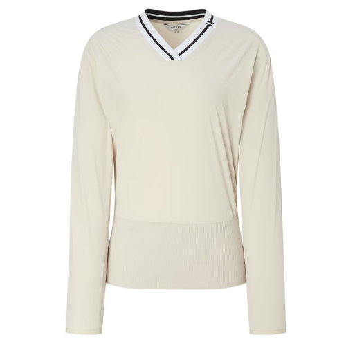 헤지스골프 우븐 브이넥 맨투맨 HWTS5C614I1이미지입니다. 누르면 해당 게시물로 새창이동합니다.