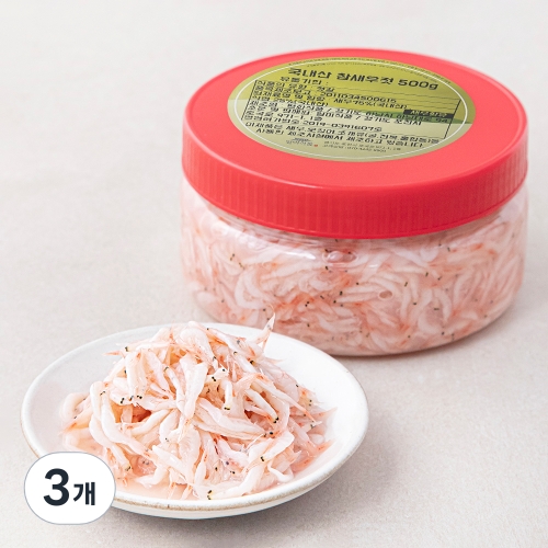 일미식품 국내산 참새우젓 500g (3개)_이미지