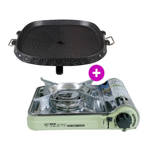 맥선 맥스 MS-7000DFS 컴팩트 가스렌지 (본품+사각불판)_이미지