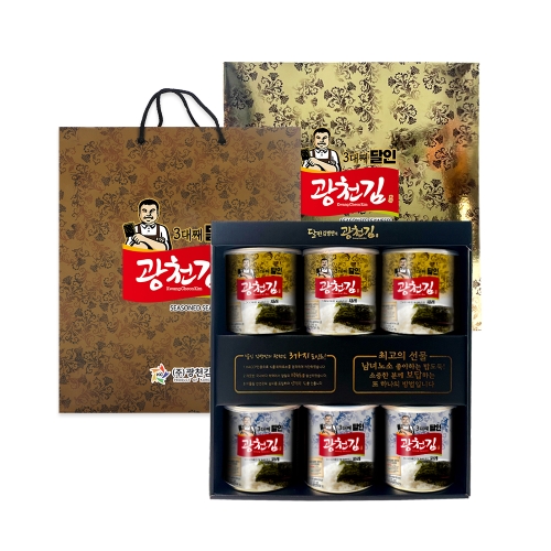 광천김 3대째 달인 캔김 선물세트 12호 (1개)_이미지