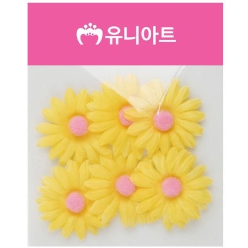 에이치플러스몰 유니아트 조화꽃 1500 뿅국화 노랑WD61290_이미지