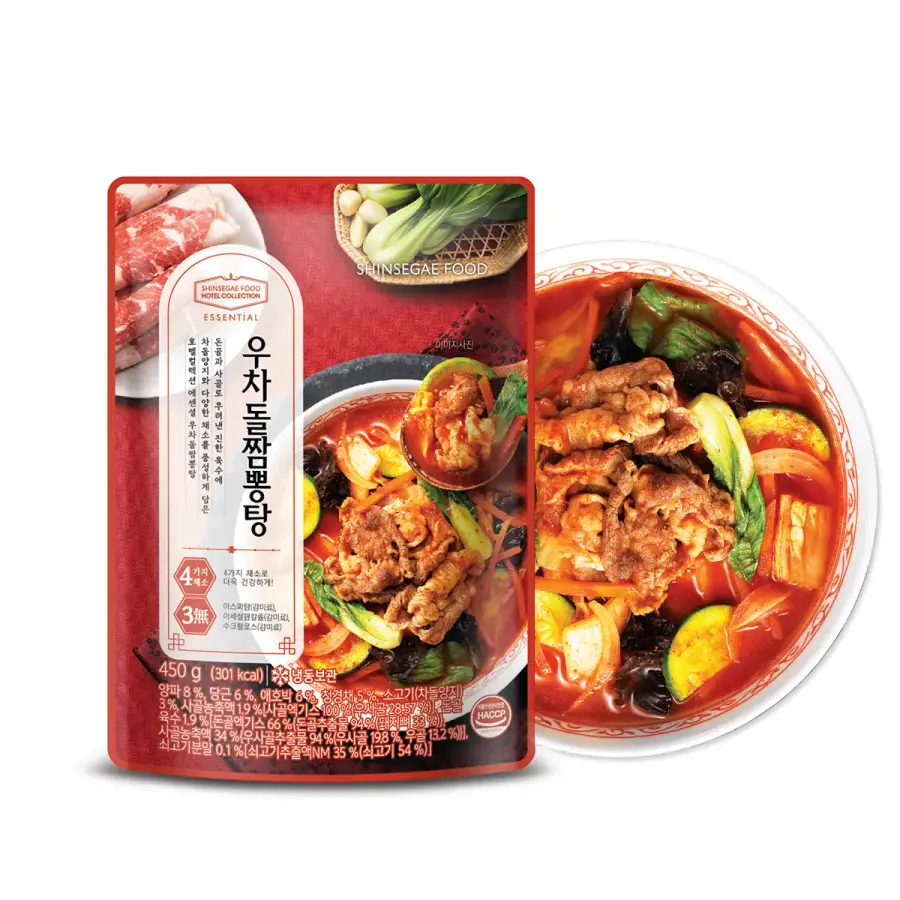 신세계푸드 호텔컬렉션 우차돌 짬뽕탕 450g (1개)