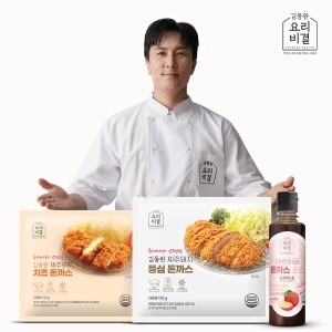 오크라팜 김동완 제주돼지 돈까스 10팩 세트(등심8+치즈2+소스1통) (1개)_이미지