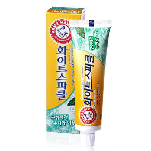 암앤해머 덴탈케어 화이트 스파클 치약 121g (4개)_이미지