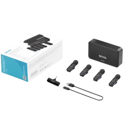 BOYA BY-V4 2.4G 4채널 무선마이크 3.5mm TRS타입_이미지