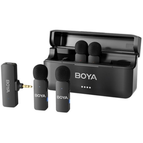 BOYA BY-V4 2.4G 4채널 무선마이크 3.5mm TRS타입