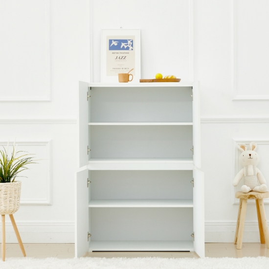 동서가구 자비스 와이드 다용도 4도어 높은 수납장 800_이미지