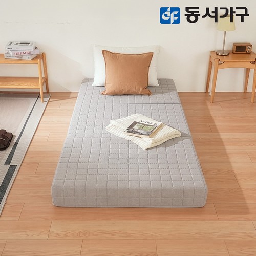 동서가구 BS HR폼 편백황토숯 3단 접이식 토퍼 매트리스 MS (12cm)_이미지