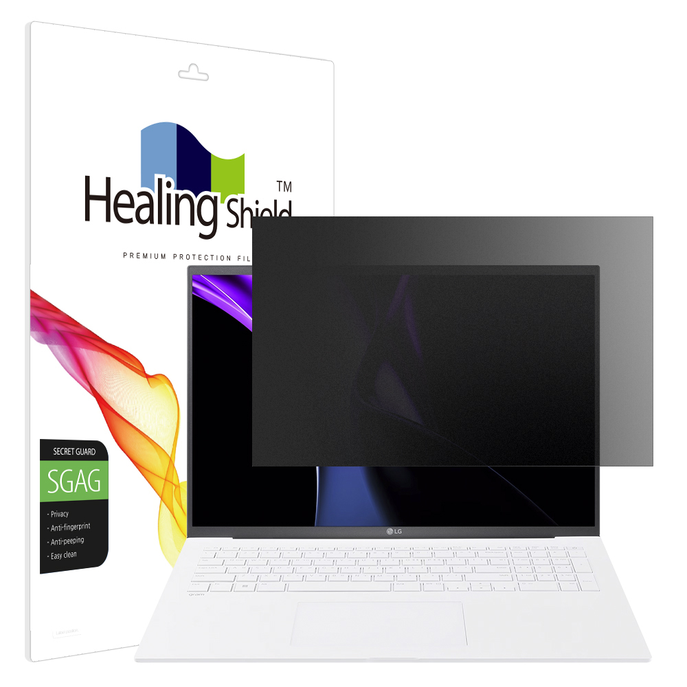 폰트리 힐링쉴드 LG전자 2024 그램17 17Z90SU 17ZD90SU 프라이버시 저반사 사생활 보호필름