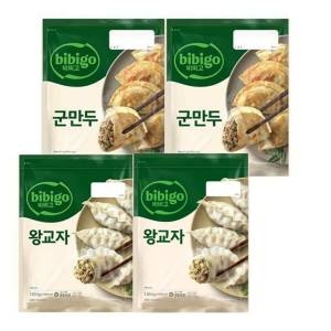 CJ제일제당 비비고 왕교자 1.05kg x 2 + 군만두 315g x 2