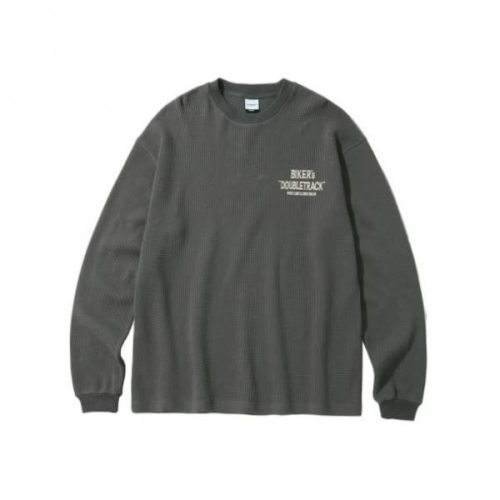 코오롱인더스트리 시리즈 국내판 아웃스탠딩 긴팔 니트 MOT WAFFLE LONG SLEEVEDOUBLE TRACKCHARCOAL 126318