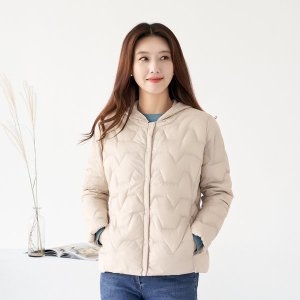 마담4060 엄마옷 포근후드경량패딩점퍼-QJP210004A