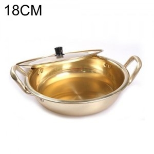 대원경금속 대원 황색 전골냄비 18cm 전골팬 찌게 라면냄비_이미지