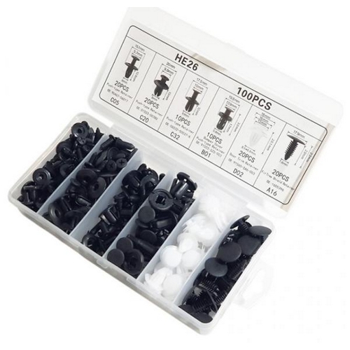다데 자동차 패스너 100PCS DD-12265