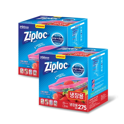 SC존슨 지퍼락 그립앤실 냉장용 (중) 275매 (2개(550매))_이미지