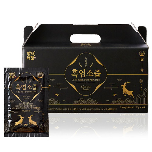 시그니처헬스케어 백년비결 녹용담은 흑염소즙 70g 30포 (1개)