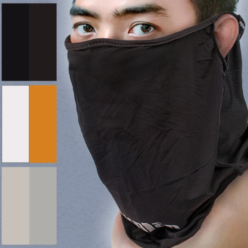국산 EX4041 여름 자외선차단 냉감 양면 망사마스크 블랙