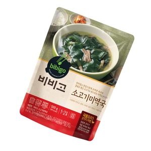 CJ제일제당 비비고 소고기 미역국 500g (12개)_이미지