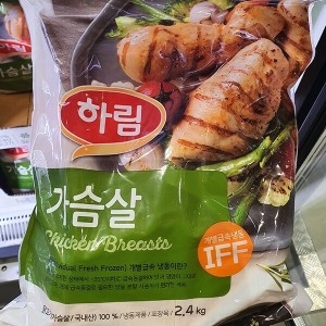 하림 냉동 닭가슴살 2.4kg (1개)