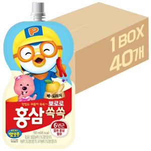 팔도 뽀로로 홍삼쏙쏙  배도라지 100ml (40개)_이미지