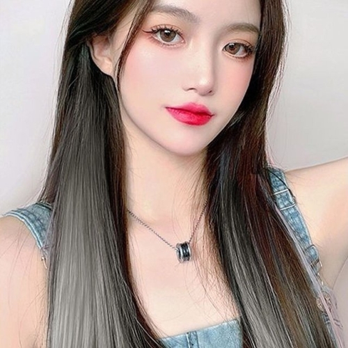  포인트 브릿지 헤어피스 애쉬그레이 WFKVKB7