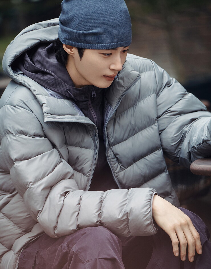 남성 남성 CLOUD LIGHT 후드 경량 패딩 01076921