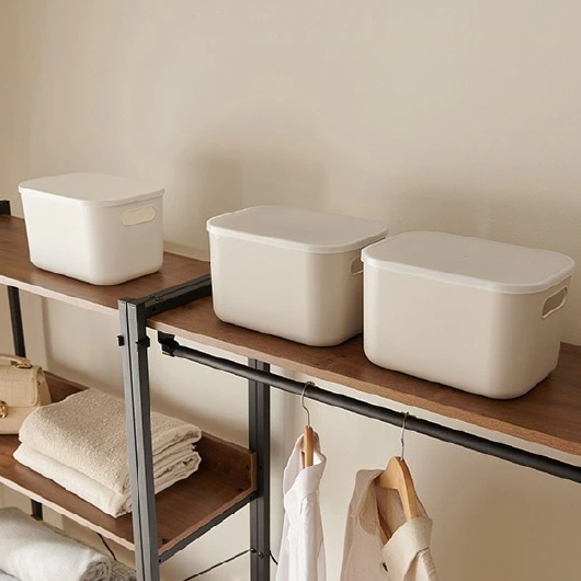 삼익가구 브랜티 3단 서랍형 철제 드레스룸 시스템 옷장 800_이미지