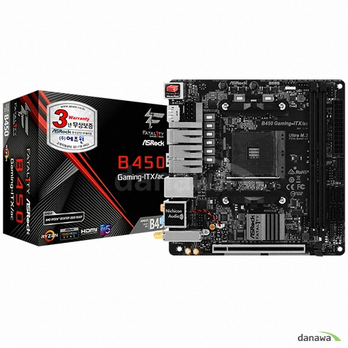 ASRock FATAL1TY B450 Gaming-ITX/ac 에즈윈_이미지
