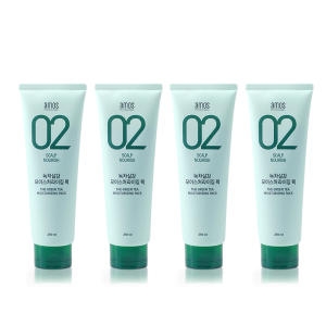 아모레퍼시픽 아모스프로페셔널 녹차실감 인텐시브 모이스처 팩 250ml (4개)