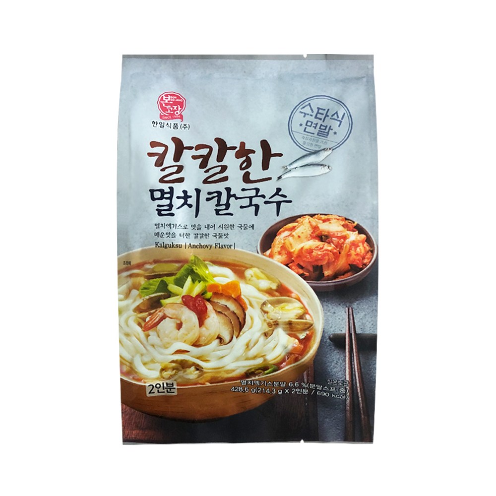 한일식품 본고장 칼칼한 멸치칼국수 2인분 429g이미지입니다. 누르면 해당 게시물로 새창이동합니다.