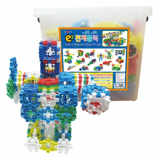 하트투하트 E3천재블럭 320pcs 어린이집 유치원 아기장난감 유아블록 아동영아교구 어린이날