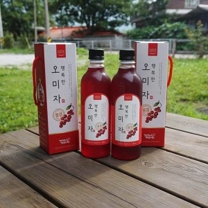 문경 행복한 오미자청 원액 500ml 2병