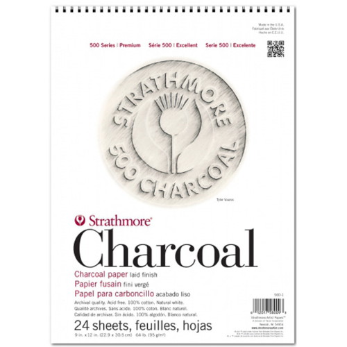 스트라스모아 S5 차콜지 스프링 흰색 95g (230x300mm)