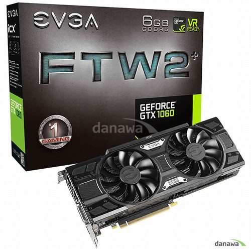 EVGA ������ GTX1060 FTW2 GAMING D5 6GB