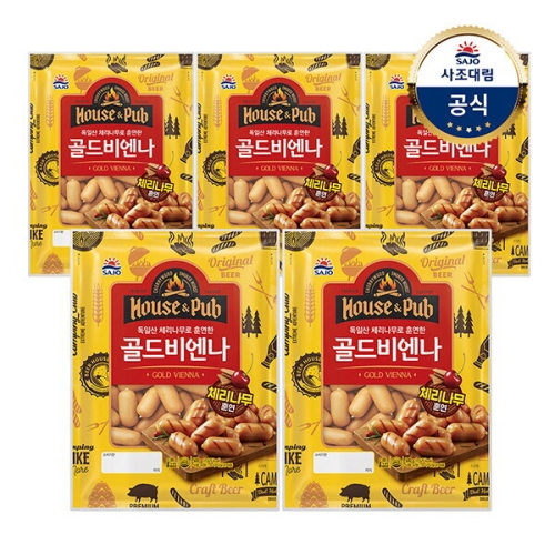 사조대림 골드비엔나 500g (5개)