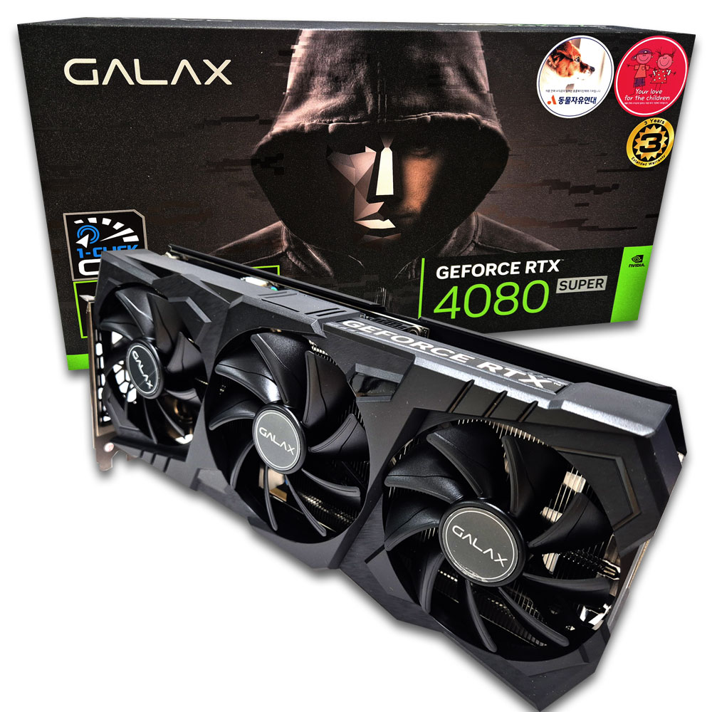 갤럭시 GALAX 지포스 RTX 4080 SUPER 3X D6X 16GB_이미지