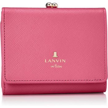 랑방 온블루 지갑 여성 란빈 블루 클라스프 룩셈부르크 바이폴드 베리 핑크 394351